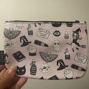ipsy Pink Halloween Cosmetic Bag